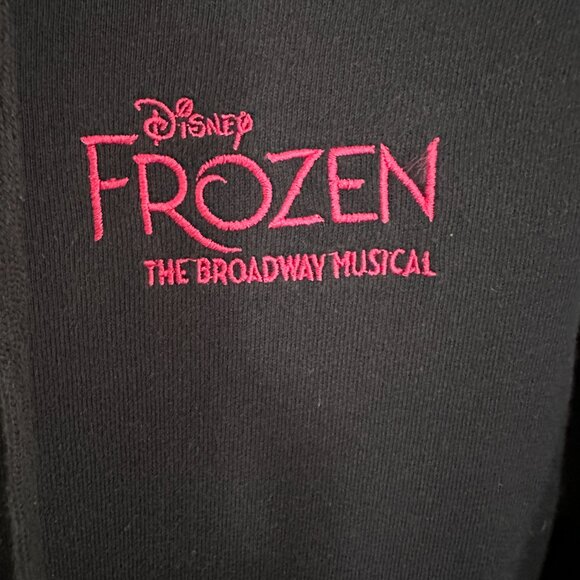Disney Frozen  ❄️ The Broadway Musical zip hoodie with embroidery Size S - Picture 3 of 5